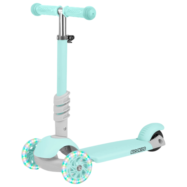 Trotinetă pentru copii cu trei roți Ricokids Buggy (5642234) Mint 3 ani, 30 kg, Din silicon photo 2