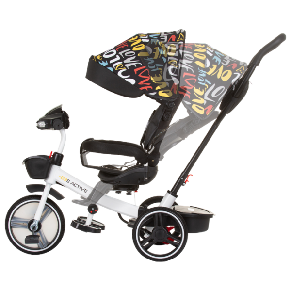 Triciclu Chipolino Be active Black  Aluminiu / Pentru copii photo 4