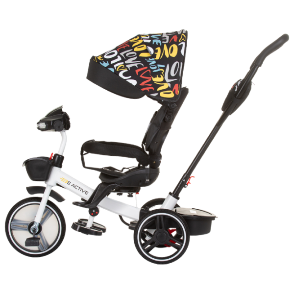Triciclu Chipolino Be active Black  Aluminiu / Pentru copii photo 5