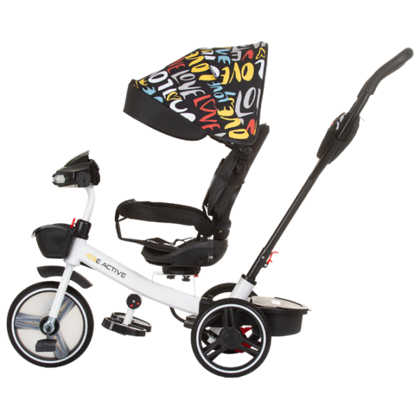 Triciclu Chipolino Be active Black  Aluminiu / Pentru copii photo 6