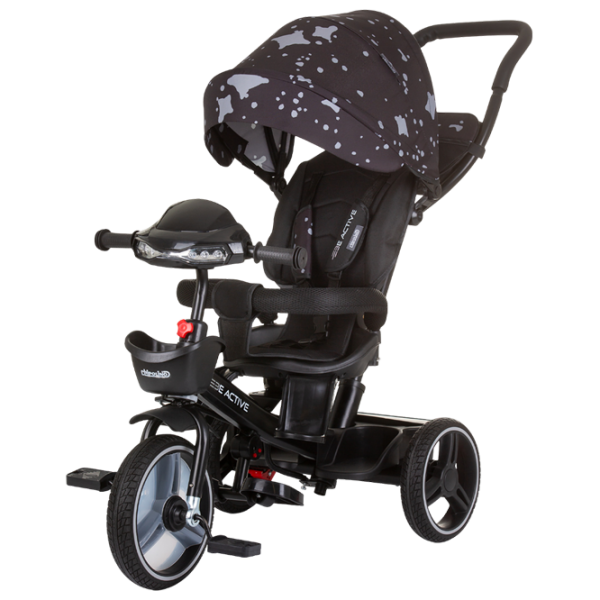 Triciclu Chipolino Be active Black  Aluminiu / Pentru copii photo 1
