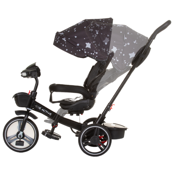 Triciclu Chipolino Be active Black  Aluminiu / Pentru copii photo 4