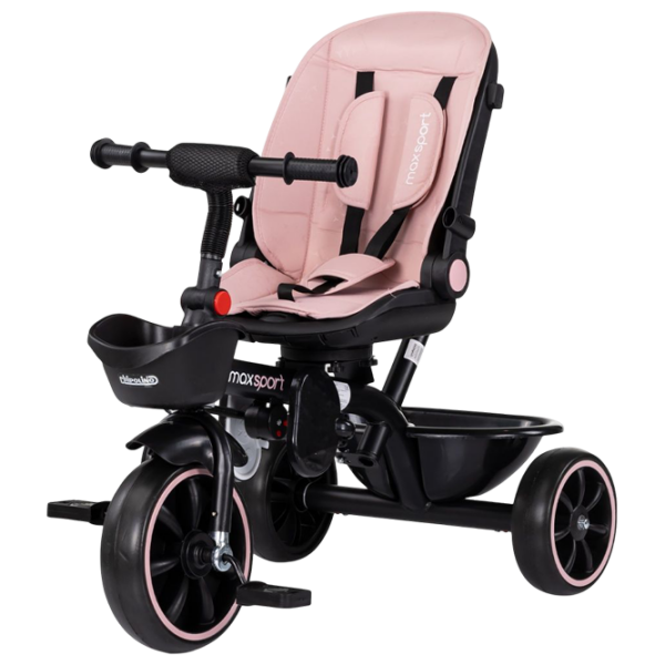 Triciclu Chipolino Max Sport Pink Aluminiu / Pentru copii photo 2