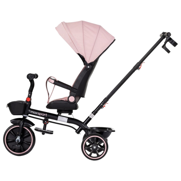 Triciclu Chipolino Max Sport Pink Aluminiu / Pentru copii photo 4