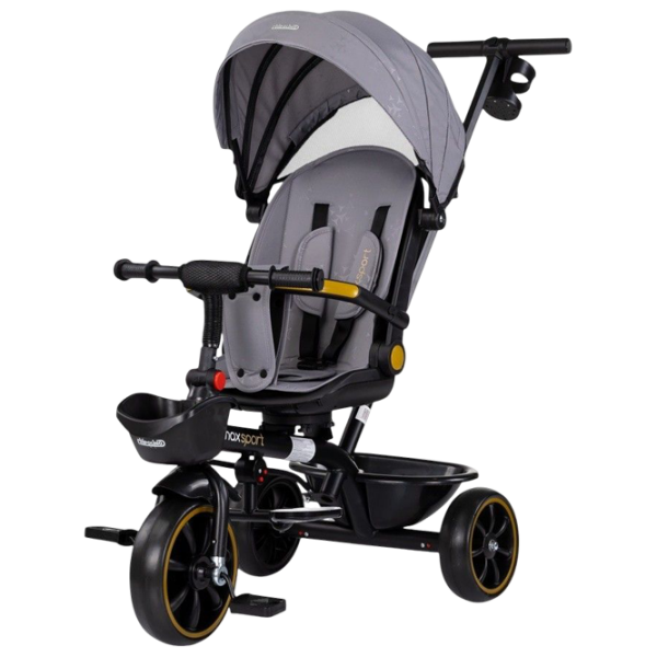 Трицикл Chipolino Max Sport Серый  Алюминий / Детский photo 1