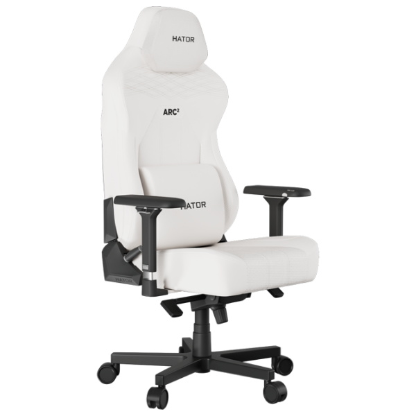 Scaun Gaming Hator Arc 2 XL HTC2001 White Black  photo 2