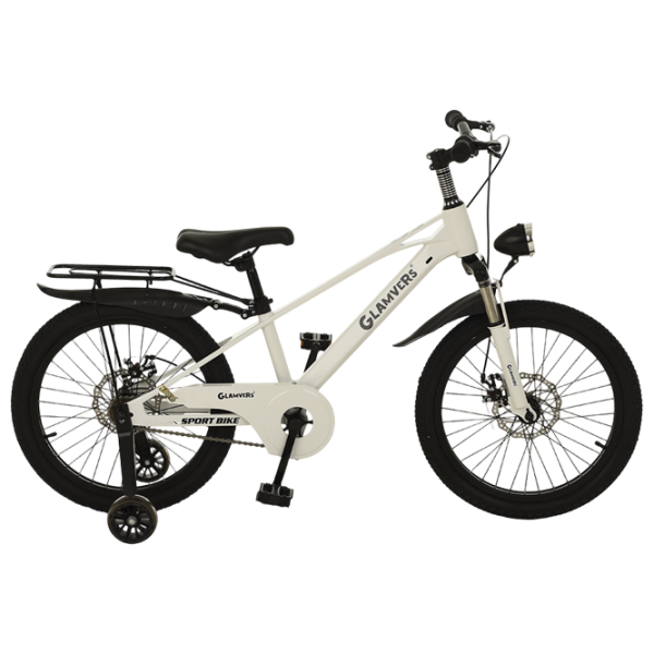 Bicicletă Glamvers Cross Spoke 20" 20" White Black Aliaj de magneziu / Pentru copii photo 1
