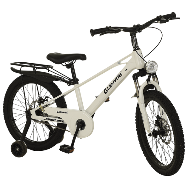 Bicicletă Glamvers Cross Spoke 20" 20" White Black Aliaj de magneziu / Pentru copii photo 2