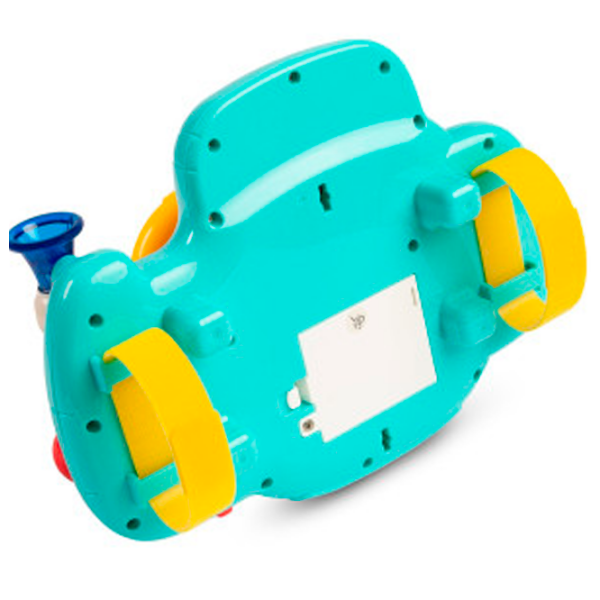 Jucărie interactivă Toyz Driver's Steering Wheel 9014 7955 Teal Pentru copii, 18+ luni photo 3