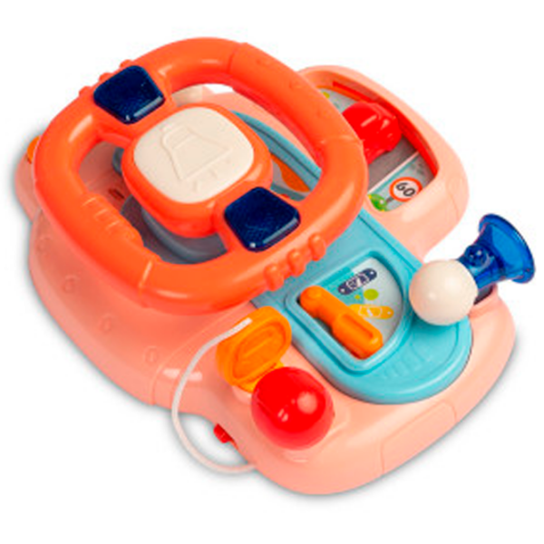 Jucărie interactivă Toyz Driver's Steering Wheel 9015 7962 Pink Pentru copii, 18+ luni photo 5