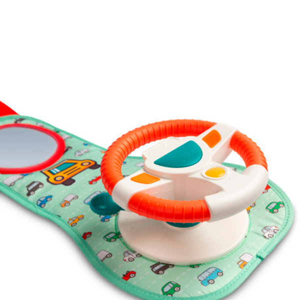 Jucărie interactivă Toyz Hanging Steering Wheel 9016 7979 Green Pentru copii, 18+ luni photo 2