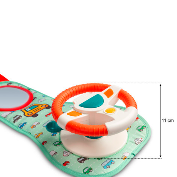Jucărie interactivă Toyz Hanging Steering Wheel 9016 7979 Green Pentru copii, 18+ luni photo 6