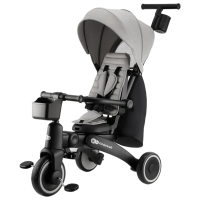 Triciclu KinderKraft Jazz 2 Gray  Metal / Pentru copii