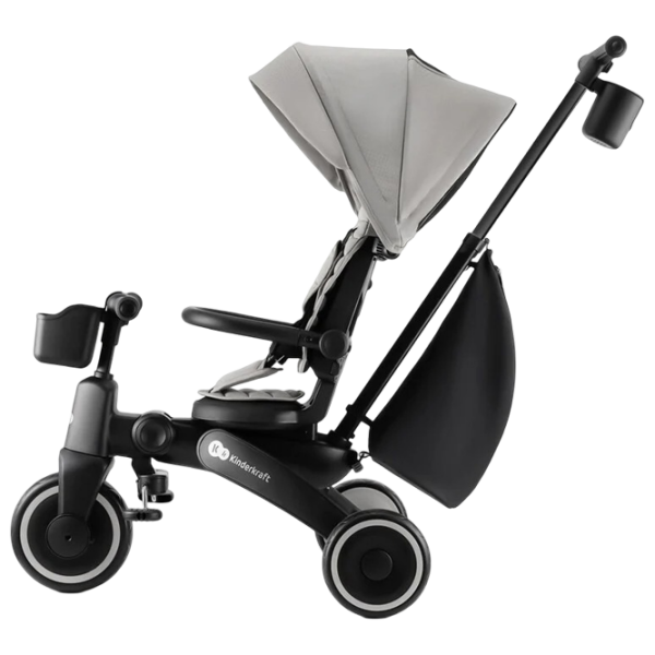 Triciclu KinderKraft Jazz 2 Gray  Metal / Pentru copii photo 2
