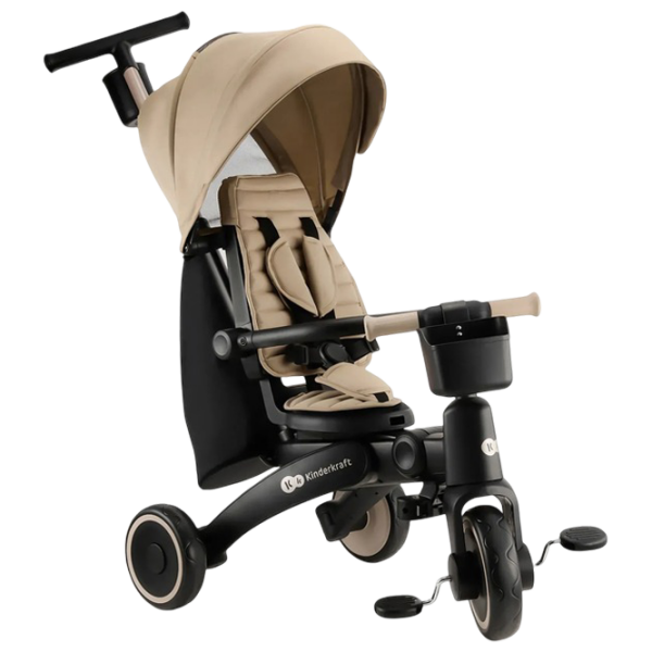 Трицикл KinderKraft Jazz 2 Бежевый  Металл / Детский photo 2