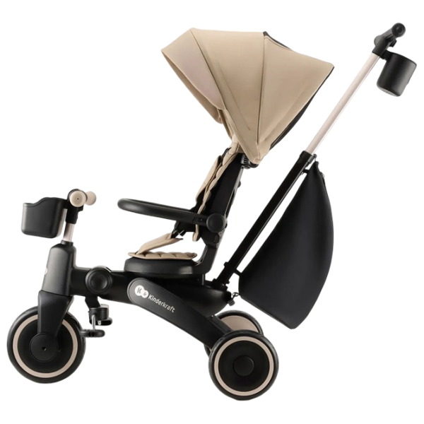 Трицикл KinderKraft Jazz 2 Бежевый  Металл / Детский photo 3