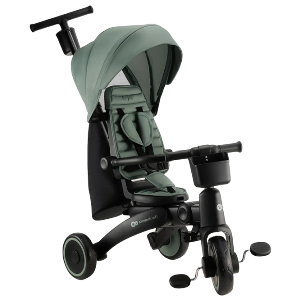 Triciclu KinderKraft Jazz 2 Green  Metal / Pentru copii photo 2