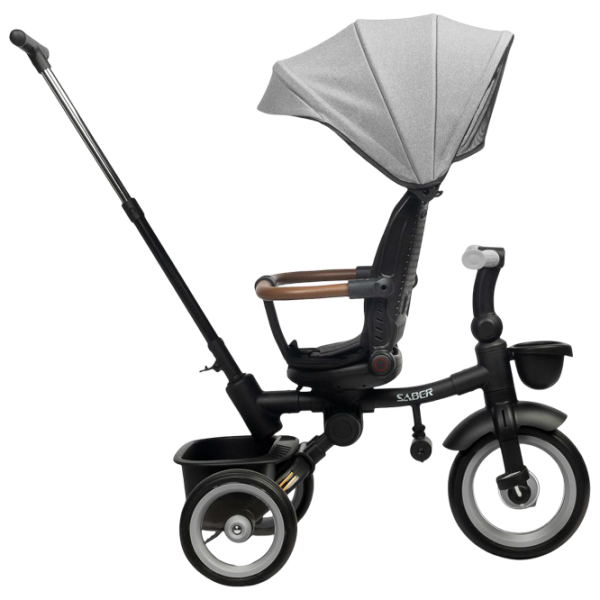 Bicicletă Caretero Saber Gray  Metal / Pentru copii photo 2