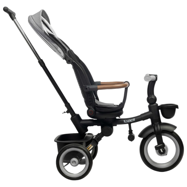 Bicicletă Caretero Saber Gray  Metal / Pentru copii photo 4