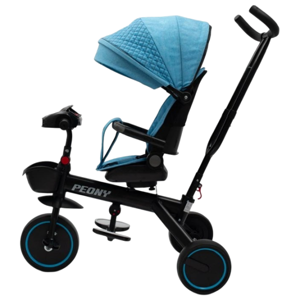 Triciclu Baby Mix Peony EVA Blue  Metal / Pentru copii photo 2
