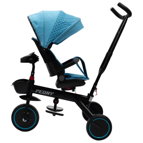 Triciclu Baby Mix Peony EVA Blue  Metal / Pentru copii photo 3