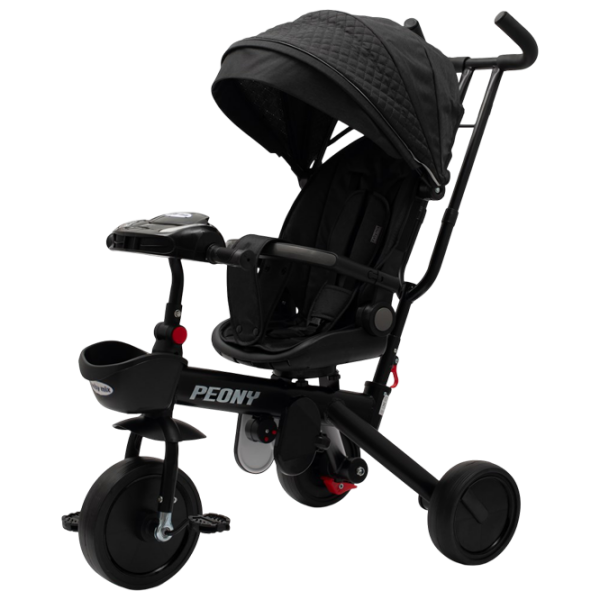 Triciclu Baby Mix Peony EVA Black  Metal / Pentru copii photo 1