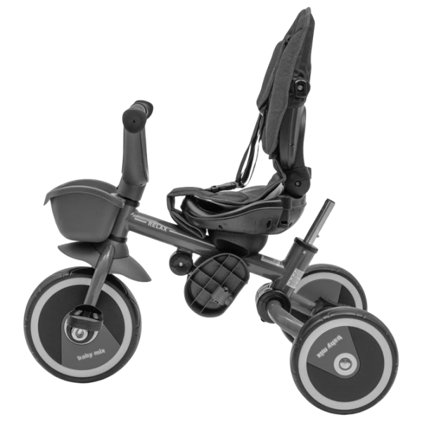 Triciclu Baby Mix Relax 365° Gray  Metal / Pentru copii photo 2