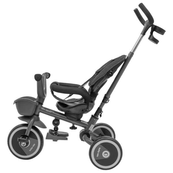 Triciclu Baby Mix Relax 365° Gray  Metal / Pentru copii photo 3
