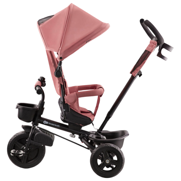 Трицикл KinderKraft Aveo Розовый  Металл / Детский photo 3