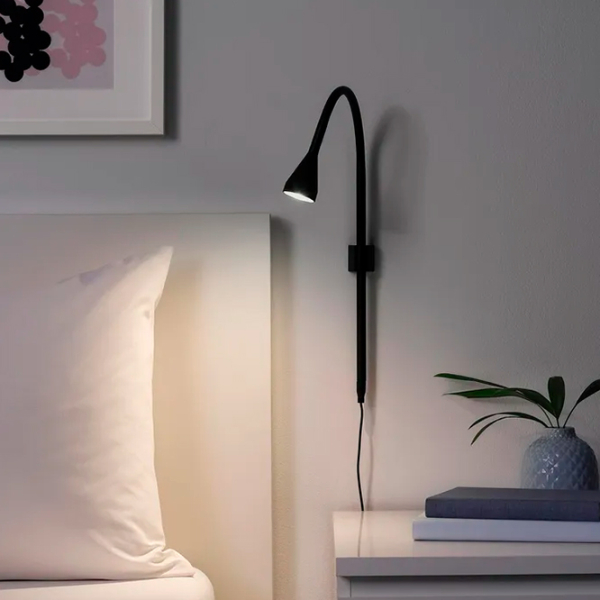 Lampă Ikea Navlinge Black Rețea photo 4