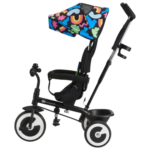 Triciclu KinderKraft Aston Black  Metal / Pentru copii photo 2