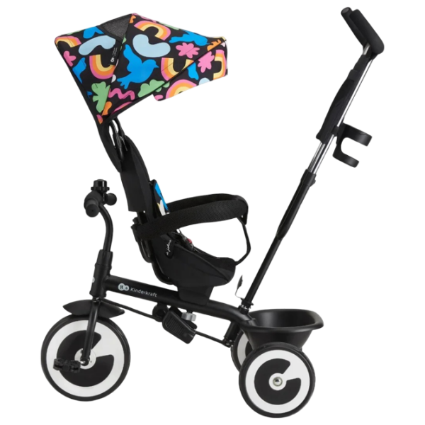 Triciclu KinderKraft Aston Black  Metal / Pentru copii photo 3