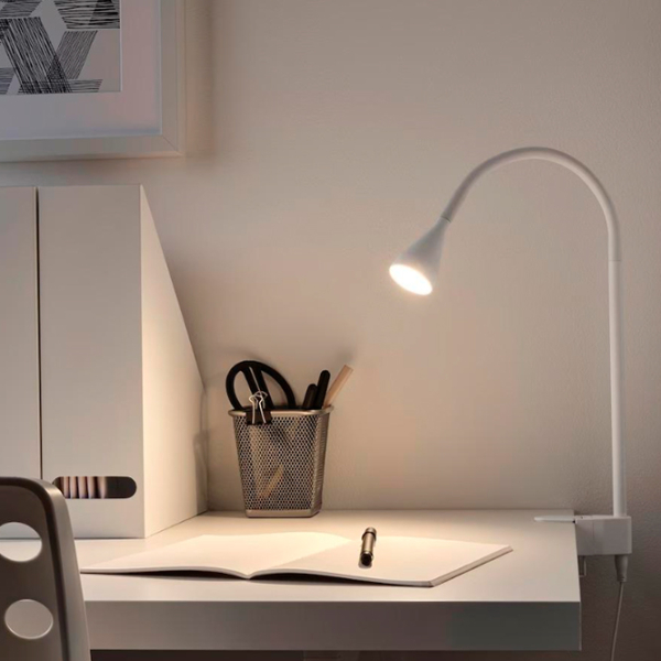 Lampă Ikea Navlinge White Rețea photo 3