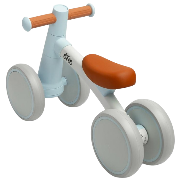 Bicicletă fără pedale Caretero Otto 7" Blue Gray Metal / Pentru copii photo 3