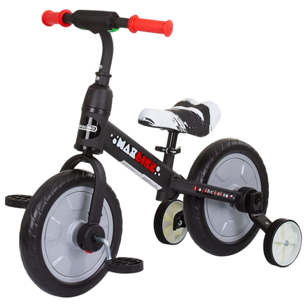 Bicicletă fără pedale Chipolino Max Bike 10" Gray White Metal / Pentru copii photo 1