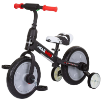 Bicicletă fără pedale Chipolino Max Bike 10" Gray White Metal / Pentru copii