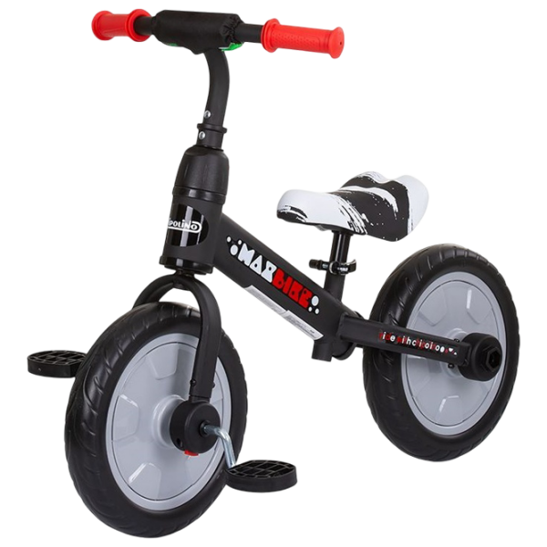 Bicicletă fără pedale Chipolino Max Bike 10" Gray White Metal / Pentru copii photo 2