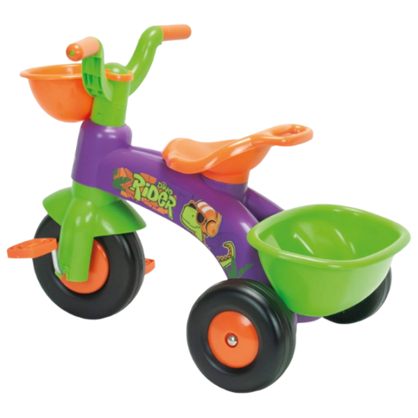 Triciclu Injusa Dino Rider Green  Metal / Pentru copii photo 2