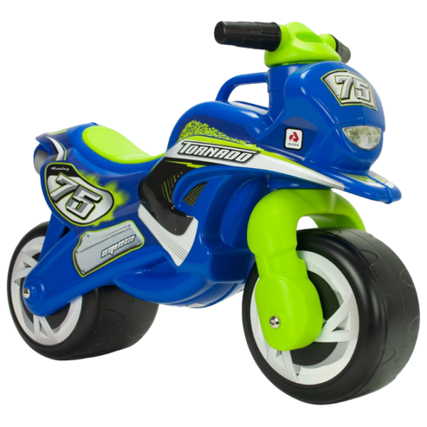 Bicicletă fără pedale Injusa Tundra Tornado Blue Green Plastic / Pentru copii photo 1