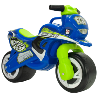 Bicicletă fără pedale Injusa Tundra Tornado Blue Green Plastic / Pentru copii