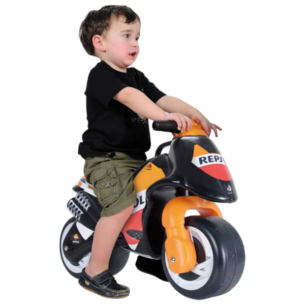 Bicicletă fără pedale Injusa Neox Repsol Black Orange Plastic / Pentru copii photo 2