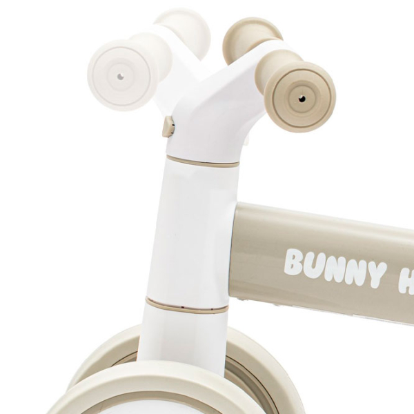 Bicicletă fără pedale Baby Mix Bunny Hop Ultralight Beige Gray Plastic / Pentru copii photo 5