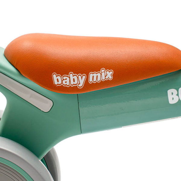 Bicicletă fără pedale Baby Mix Bunny Hop Ultralight Green Brown Plastic / Pentru copii photo 5