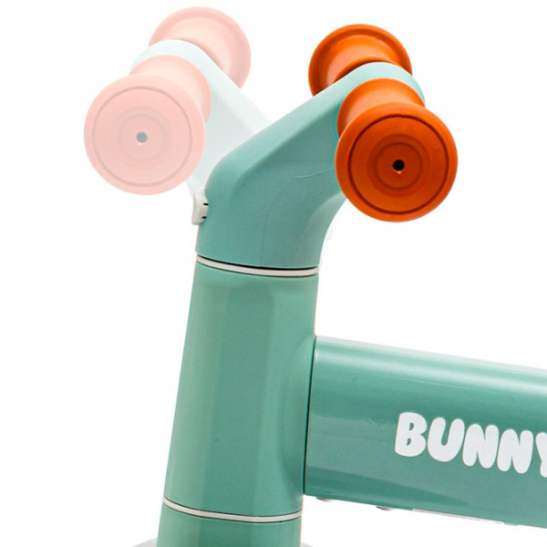 Bicicletă fără pedale Baby Mix Bunny Hop Ultralight Green Brown Plastic / Pentru copii photo 6