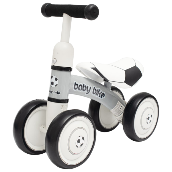 Bicicletă fără pedale Baby Mix Baby Bike Gray White Plastic / Pentru copii photo 1
