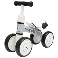 Bicicletă fără pedale Baby Mix Baby Bike Gray White Plastic / Pentru copii