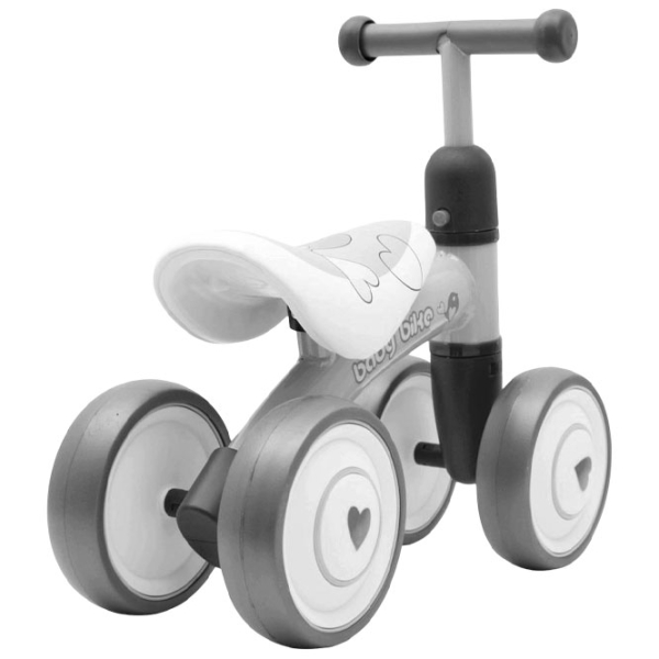 Bicicletă fără pedale Baby Mix Baby Bike Gray White Plastic / Pentru copii photo 2