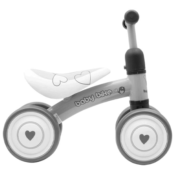 Bicicletă fără pedale Baby Mix Baby Bike Gray White Plastic / Pentru copii photo 3