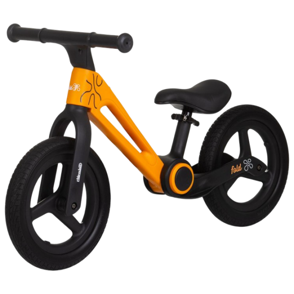 Bicicletă fără pedale Chipolino Fold X Orange Black Metal / Pentru copii photo 1