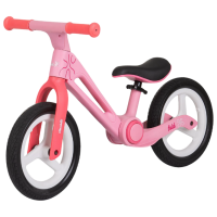 Bicicletă fără pedale Chipolino Fold X Pink Black Metal / Pentru copii